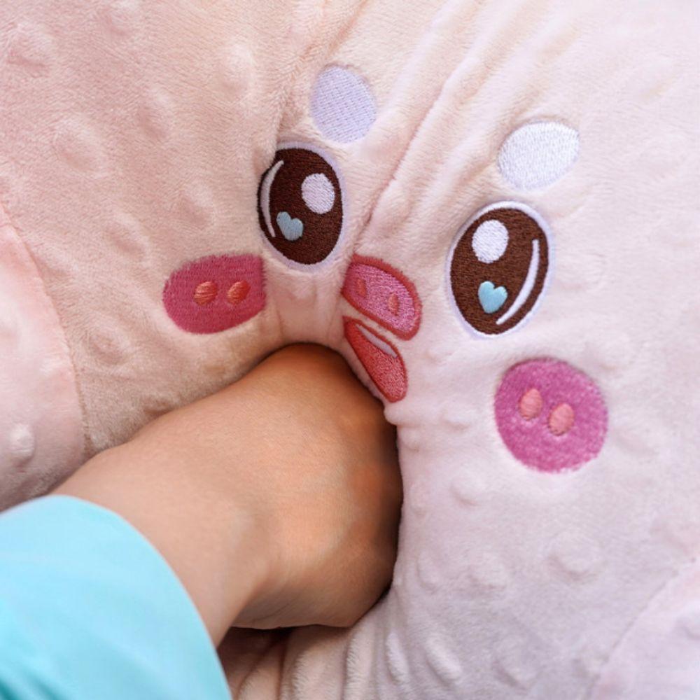 Foam Plush Car Neck Headrest Neck Protection Sleeping Pillow Cute Car Pillow Car Rear