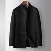 Autumn and Winter Chinese Stand-up Collar Youth Tang Suit Double-sided Woolen Casual Warm Jacket