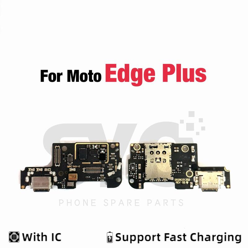 New USB Charging Board Port Dock Flex Cable Connector Microphone For Moto Edge 20 Lite S 30 40 50 Neo Fusion Ultra Pro Plus 2021