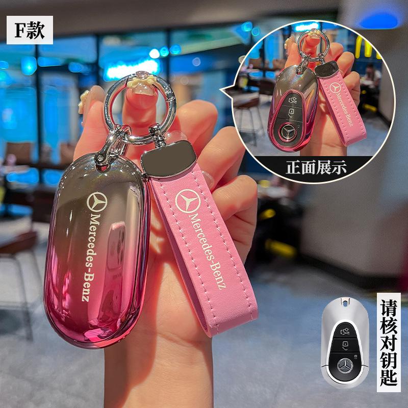 CSD1 Fashion TPU Car Smart Key Case Cover Shell For Mercedes Benz C S A Class W206 W223 S350 C260 C300 S400 S450 S480 S500 Accessory
