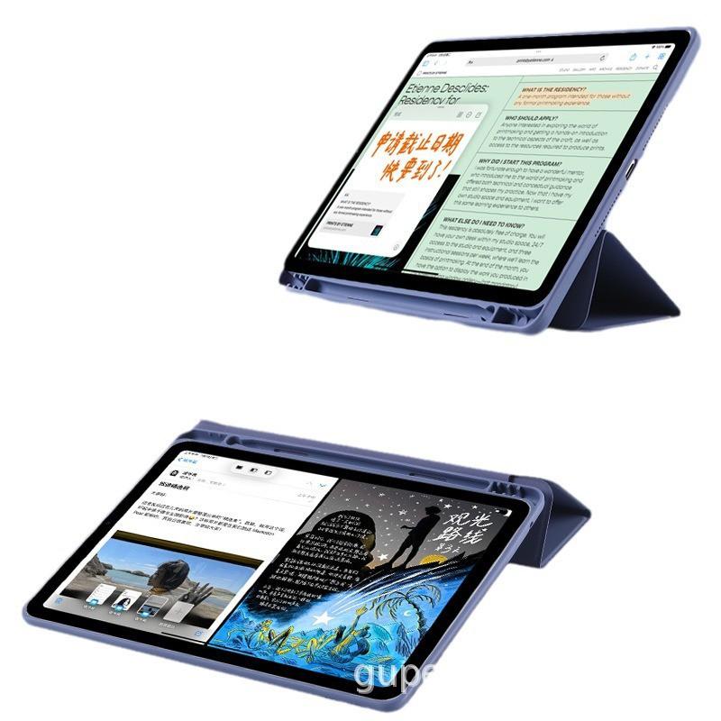 IPad 10.9 Case With Pencil Holder Pro 11 Acrylic Air 5 Hard Shell 12.9 Folio Cover