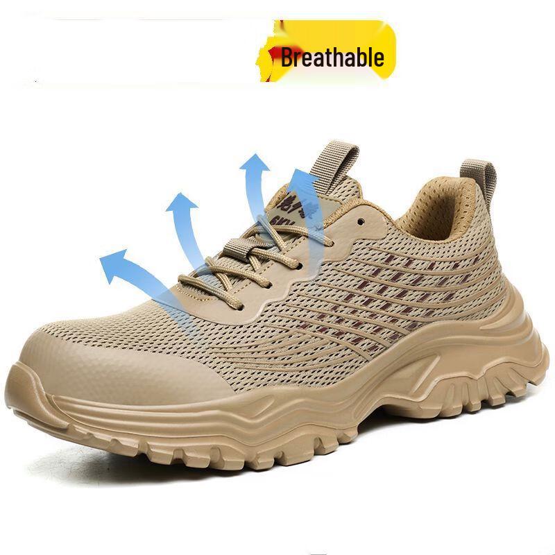 Li Lang Men s Flying Woven Safety Shoes