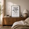 Poster J’peux pas je préfère mon Chartreux J'peux pas minimaliste | Affiche Papier Photo 310 g Finition Perlée Format Taille A4