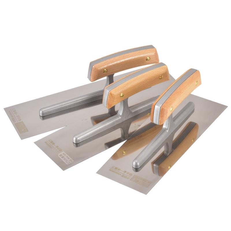 Kemaixin Plastering Trowel with Wooden Handle - Paint, Scrape, and Putty Tool for Walls