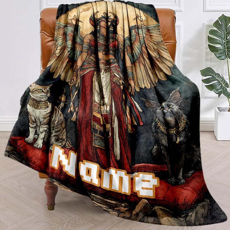 Egyptian Style Customize Your Name Blanket Warm Comfortable And Soft Blankets Are Suitable For Home Chairs Office Sofas Sofas Office Camping And Gifts