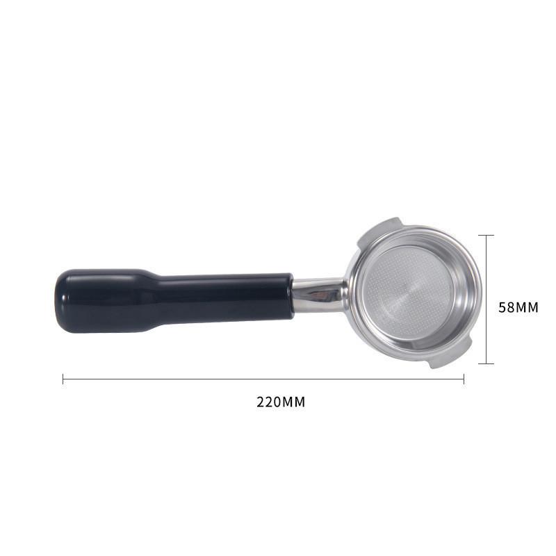 Do ekspresu do kawy Nuova Simonelli Stal nierdzewna 58mm Portafilter bez dna z 2-filizankowym koszykiem 58mm Uchwyt filtra do kawy