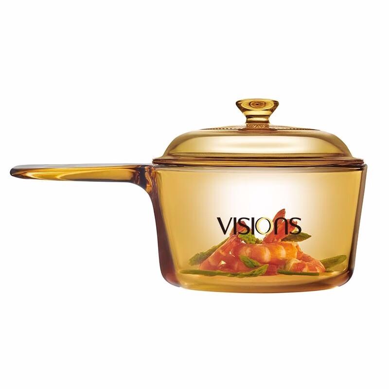 Corning Visions Crystalline 1.6L Glass Saucepan