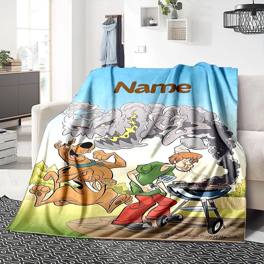 Custom Name "Superhero Friends Adventure" blanket for Couch & Bed, Plush Cozy Fuzzy Blanket Super Soft & Warm Blankets for Fall and Winter. 0908155