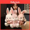 Little Rabbit Plush Doll Three-colored Bow Tie