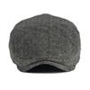 Cap Men's British Beret Spring Autumn Thin Wool Peaked Cap Forward Cap Women Peaked Cap