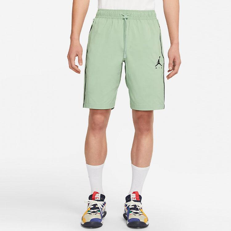 Jordan Jumpman Sports Loose Breathable Woven Shorts Men Bottoms Soft-Grey Green CK6818-006