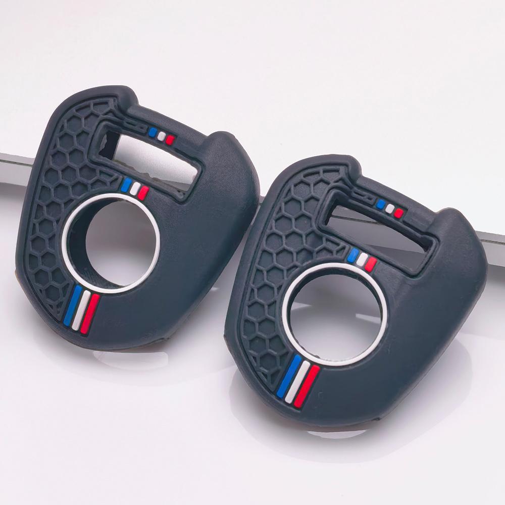 Motorbike Smart Key Protector for Honda CB CBR PCX ADV FORZA X-ADV Africa Twin Rebel Honeycomb Texture Racing Stripe Moto Smart Key Shell Protector