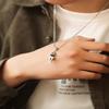 New Retro Star Shaped Diamond Collarbone Chain Men's High-End Trendy Style Niche Hip-Hop Tough Guy Style Gift
