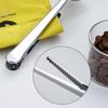 2-in-1 Stainless Steel Measuring Spoon Coffee Bean Bag Clip (BPA Free, No FDA)