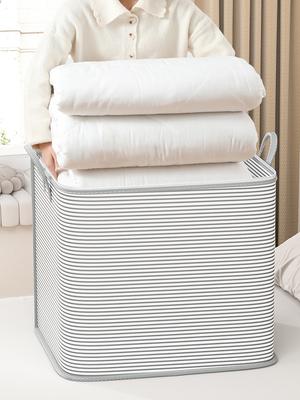 1PC Non-woven Large Capacity Foldable Storage Bag Arrangement Bedroom Dormitory Clothing Storage Moving Travel Bag