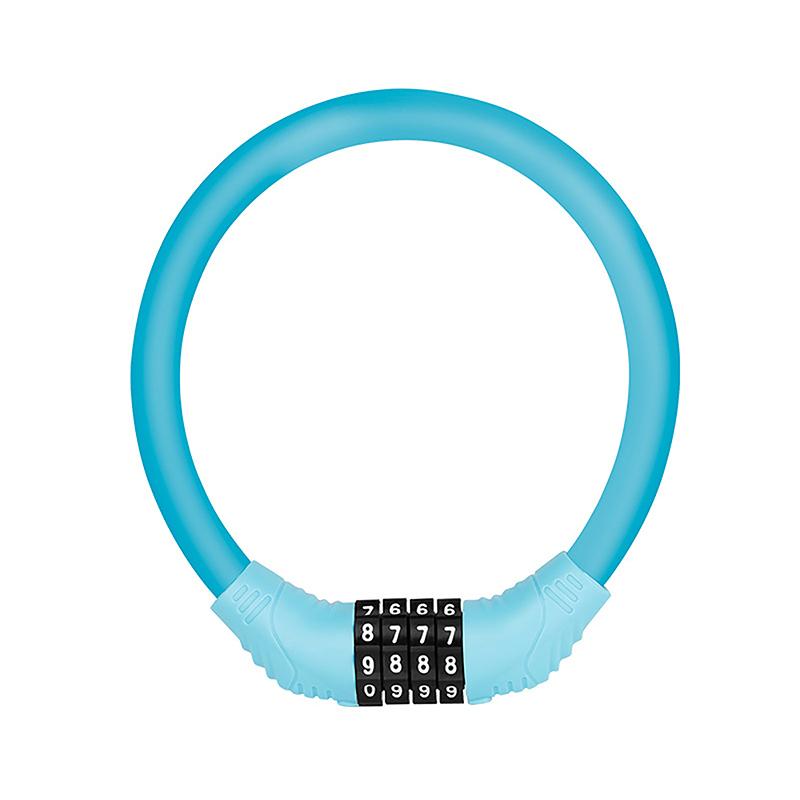 Bicycle Bike Lock Anti-Theft Road Bike Steel Wire Chain Lock Motorcycle Helmet Folding Bike Electric Scooter Safety Padlock