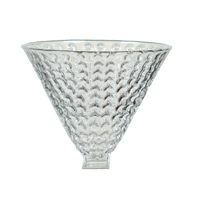 Hot and cold resistant glass coffee pot strawberry filter cup V60 filter drip coffee funnel