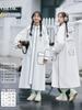 Raincoat for Women, Long Style, Full-Body Protection Against Heavy Rain, Specially Designed for Electric Scooters, Outdoor Integrated Adult Thickened
