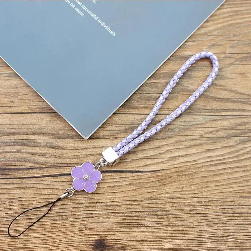 Multicolor Phone Charm Strap - Short Braided String, Anti-Lost Lanyard for Phones/Cameras, Keychain Gift Accessory