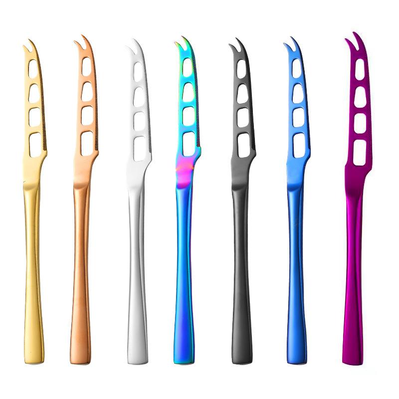 Stainless Steel Butter Knife with Fork Cake Cream Table Knives Dessert Jam Spreaders Western Tableware Breakfast Tools