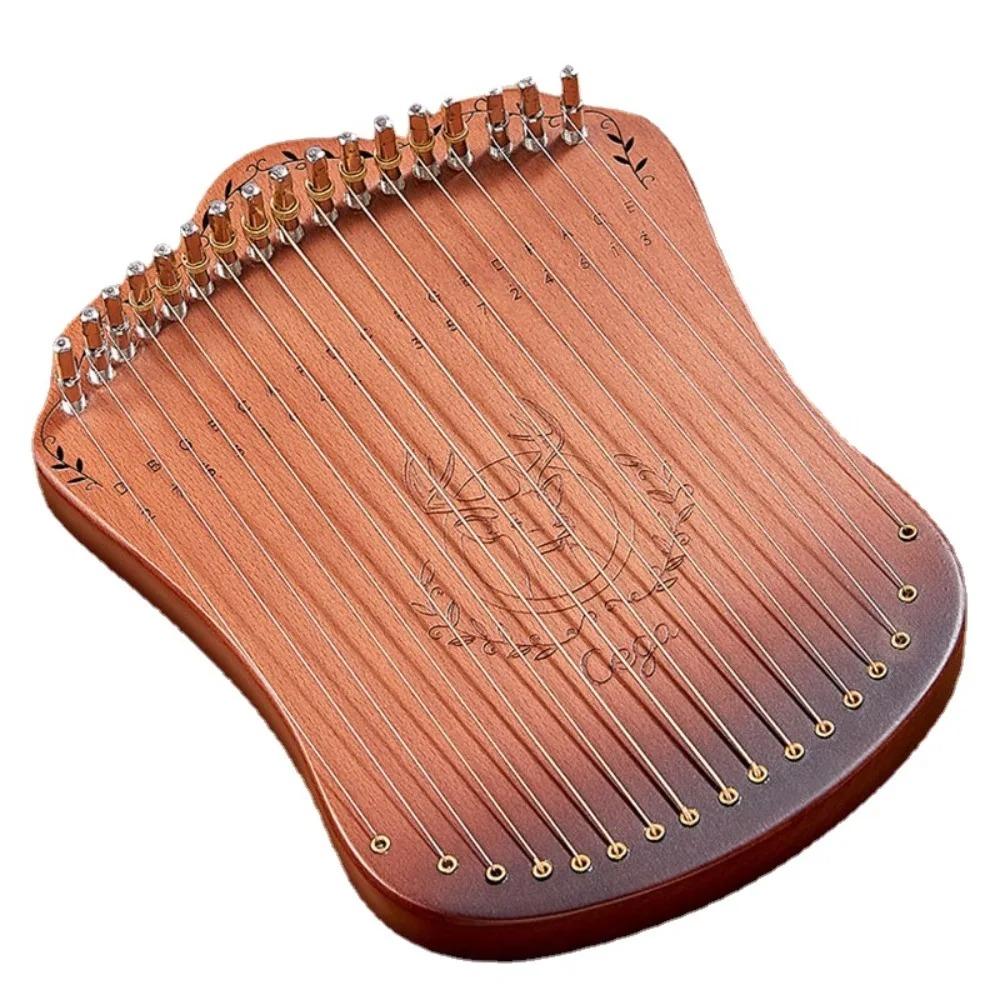 17 Strings Harp Portable Professional Stringed Instruments for Beginner Musical Instruments Leisure and Entertainment Gift String Instrument