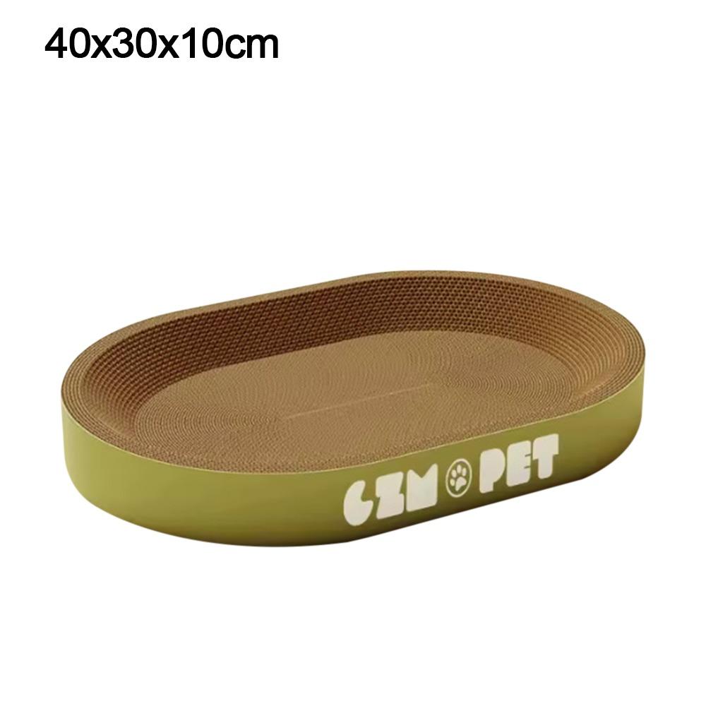

Corrugated Paper Cat Scratching Board Wear-resistant Pet Bed New Claw Grinding Toys Cat Supplies 40x30x10cm
