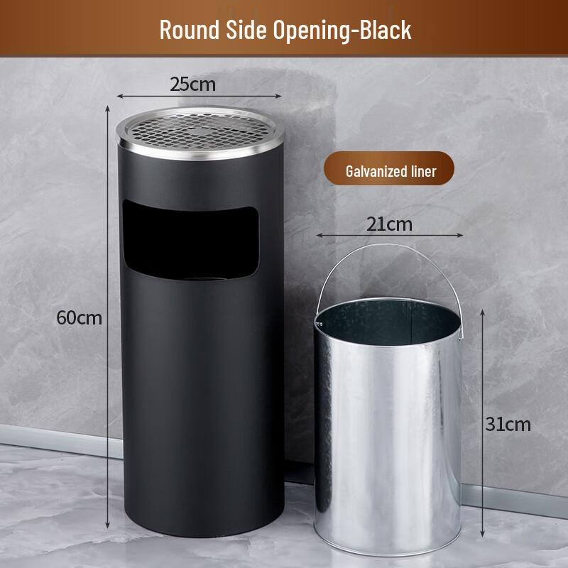 Stainless Steel Hotel Lobby Ash Bin