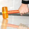 Multifunctional Rubber Hammer Professional Carpenter Floor Ceramic Tile Installation Fiberglass Hand Tools