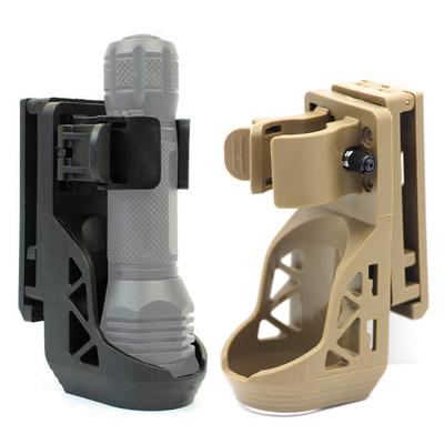 Tactical  360° Rotating Flashlight Holster with Lever Side Lock System Set General Torch Set Plastic Torch Set Set Quick Unplug
