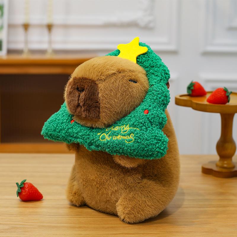 New Kapibara Plush Toys Capybara Dolls Dolls Stall Small Commodities Wedding Throwing Catch Dolls