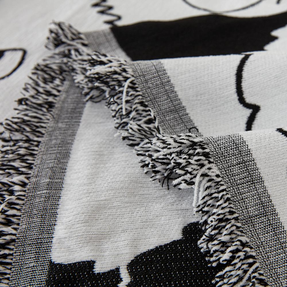 INS простой мультяшный диван-полотенце синель — фото 4