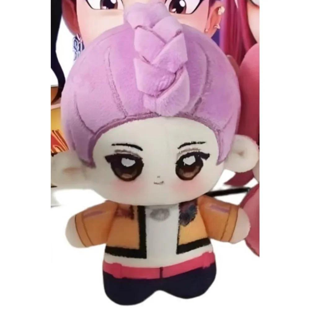 10cm Demon Hunters Rumi Mira Zoey Cotton Doll Body Dress Up Clothing Cute Soft Toy Figures Fans Collection Gifts