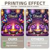 1 Piece Diwali Festival Lantern Festival Celebration Party Banner Background Decoration Multi Functional Celebration Banner