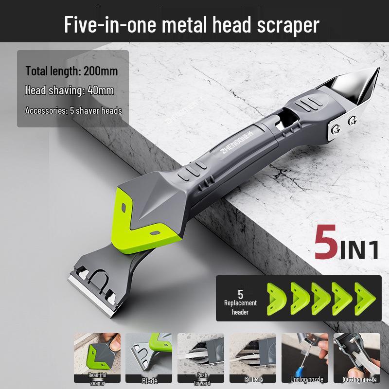Multifunctional Caulk and Glue Scraper Spatula for Seam Filling and Cleaning