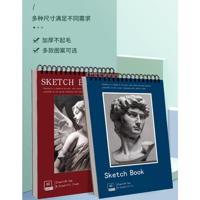 Professional Spiral Bound Sketchbook For Art Students Drawing And Sketching