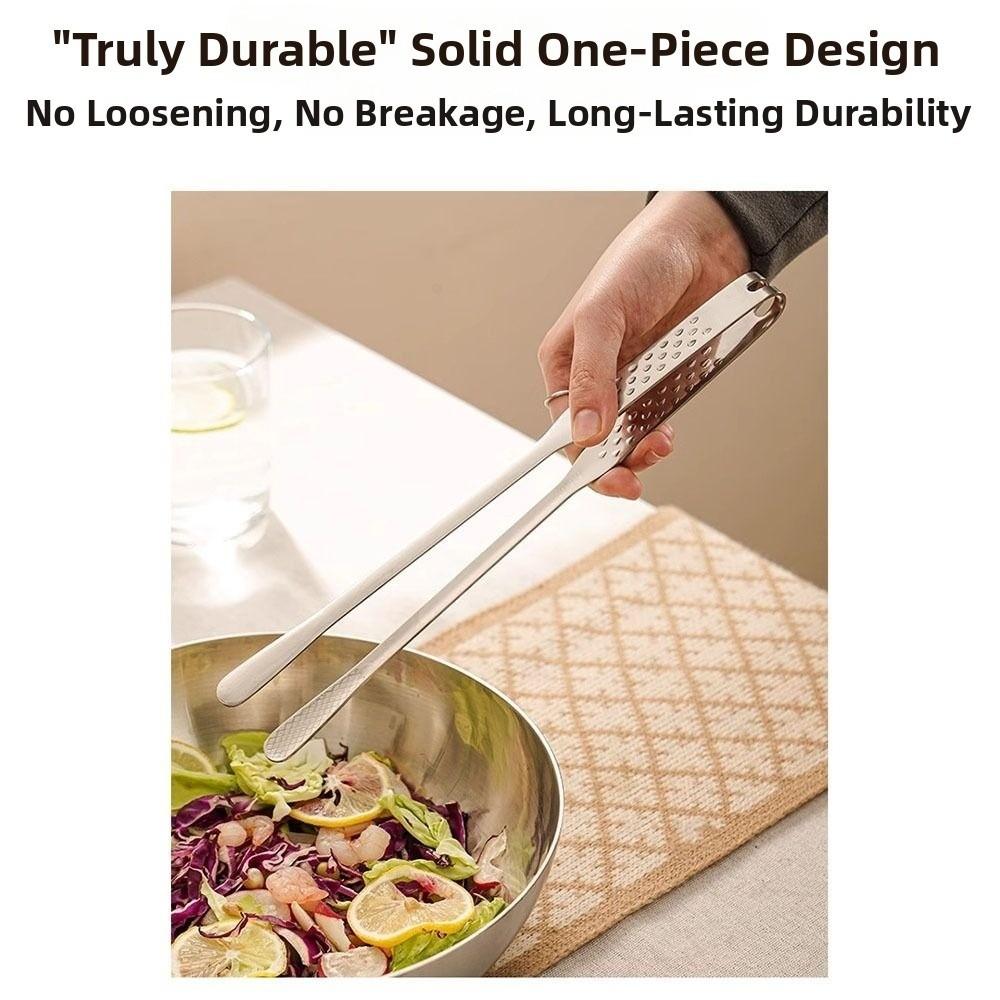 Stainless Steel Food Tongs Non-slip BBQ Clip Barbecue Clip  Cooking Tools for Grilling Bakery