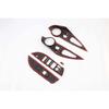 For Toyota Corolla Cross (XG10)    Carbon Fiber Style Door Window Armrest Cover Switch Panel Trim Molding Garnish