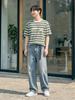 HANGTEN Men'S Ultra Soft Wide Straight Denim Pants_295(10570-055-413-10)