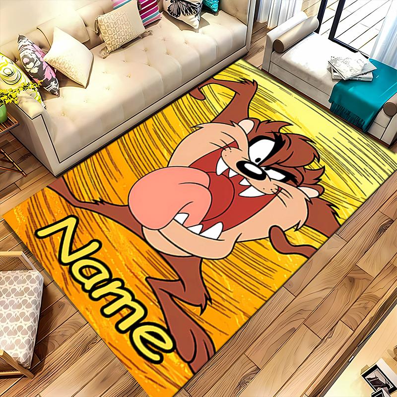 Custom personalization Taz-Mania Area Rug - Perfect For Kitchen, Bathroom,Laundry Room Decor Large Size Available,Gift All Seasons