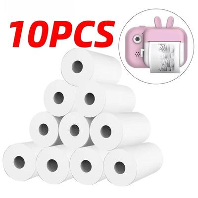 Instant Print Thermal Paper for Kids Camera - Wood Pulp Rolling Paper, Mini Printer Accessories for Children's Photography
