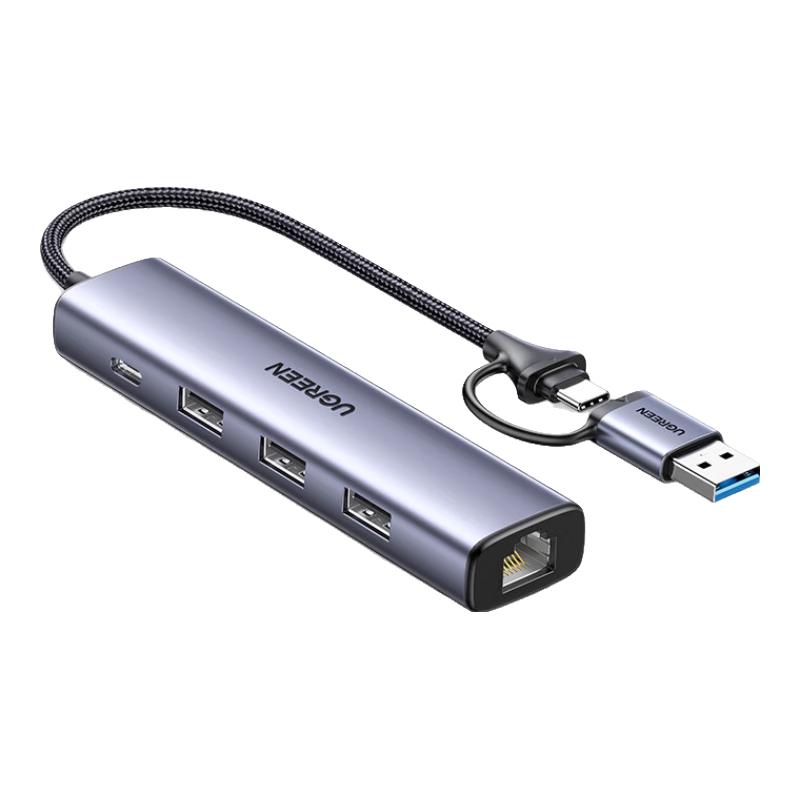 UGREEN USB-C Multi-Port Hub with Gigabit Ethernet