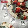 1 pièce Art Mural Métallique 3D Père Noël Vintage Décor de Fête Rustique Style Bohème pour Maison Bureau Cadeau
