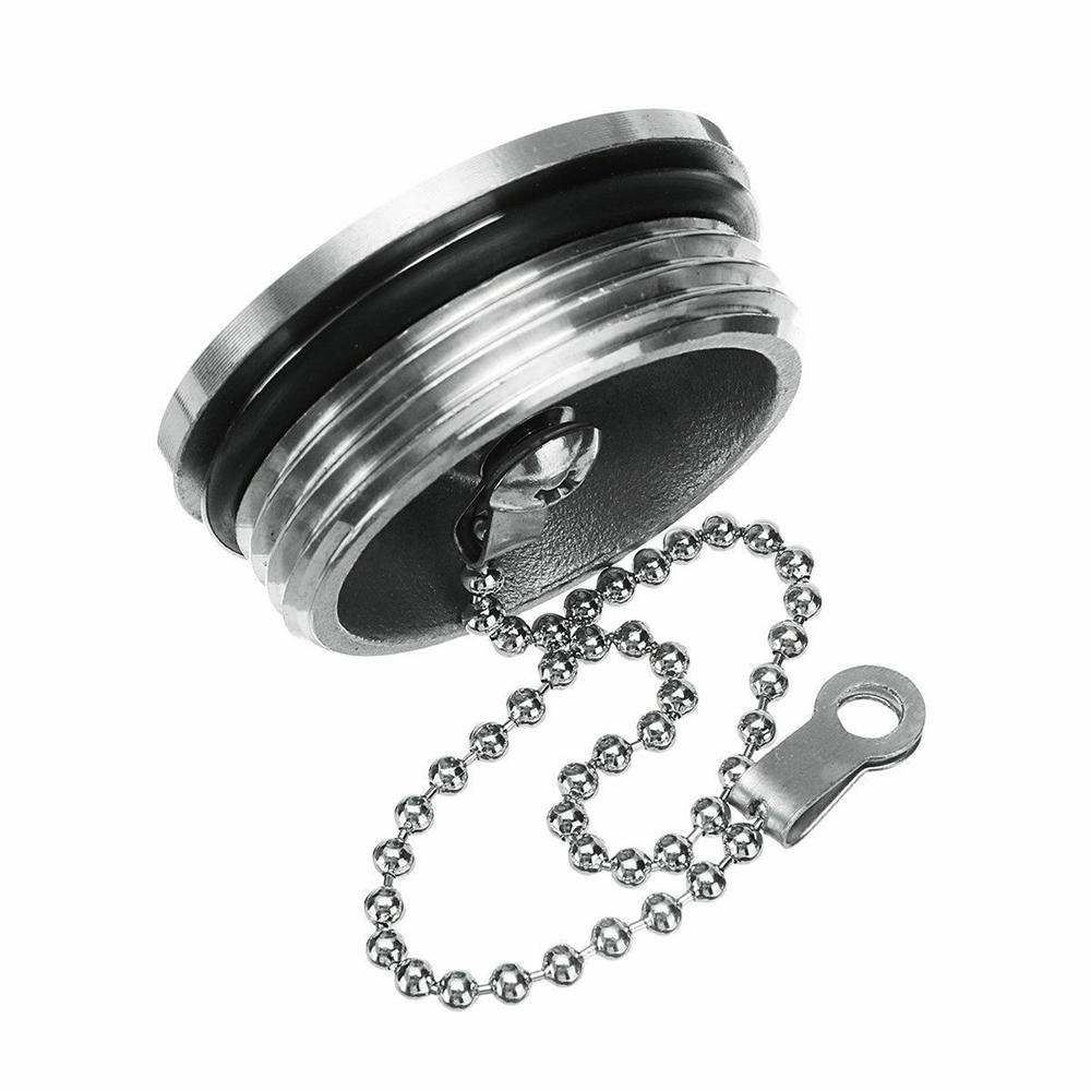 316 Stainless Steel Replacement Boat Gas Cap with Chain for Boat