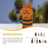 OUNONA Wooden Set of Clothes Photo Memo Stylish Home Storage Cat-Shaped Clips, 10, Approx. 2.36 Inches, Pegs, Clips, Multifunctional,