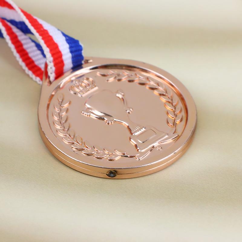 Crown Gold Silver Bronze Award Medal Reward Football Competition Prizes Award Medal For Souvenir Gift Outdoor Sport Kids Toys