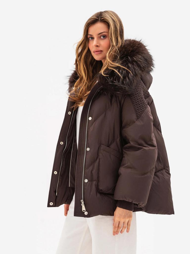 Women's Jacket Vo-tarun 085 M Chocolate