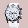 PDTO New Men Luxury Stainless Steel Sport Analog Quartz Modern Fashion Wrist Watch