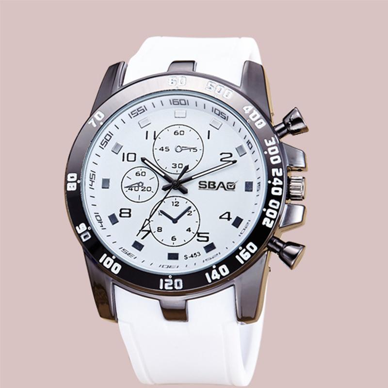 PDTO New Men Luxury Stainless Steel Sport Analog Quartz Modern Fashion Wrist Watch