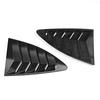2pcs Rear Window Louvers Spoiler Carbon Fibre Texture Fit for Subaru BRZ 2013 2019