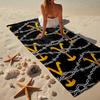 Westliche Abenteuer Romanze Strandtuch, Superweiche Mikrofaser, Geschenk für Sie/Ihn, Geburtstag, für Pool, Strand, Reisen, Heimdekoration Fan-Geschenke